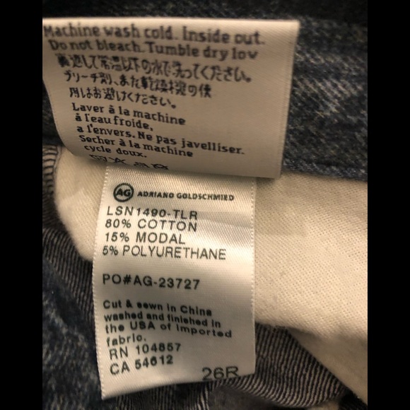 AG jeans the Nikki, real, relaxed skinny, bighal - Picture 3 of 3